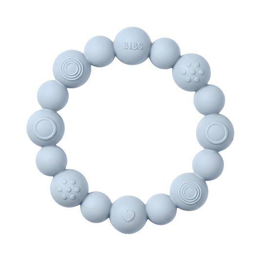 Teething Ring Beaded - Baby Blue - Kollektive - Official distributor