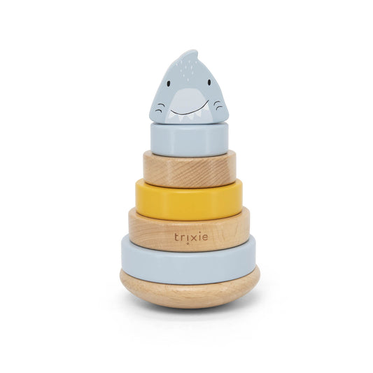 Trixie Wooden stacking toy - Mr. Shark (ETA Mid Feb) - Kollektive - Official distributor