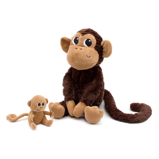 Les Ptipotos Zazou the Monkey, Mum & Baby - Kollektive - Official distributor