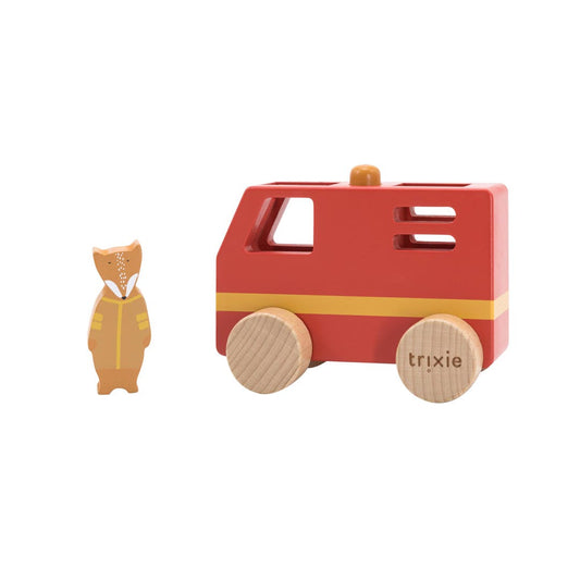 Trixie Wooden small fire truck (ETA Mid Feb) - Kollektive - Official distributor