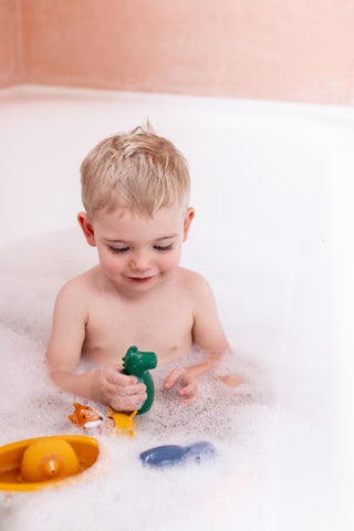 Bath toy squeezy animals - Mrs. Elephant & Mr Crocodile - Kollektive Wholesale Portal