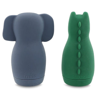 Bath toy squeezy animals - Mrs. Elephant & Mr Crocodile - Kollektive Wholesale Portal