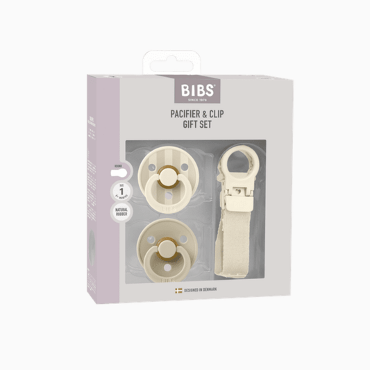 BIBS Colour Dummy & Loop Clip Gift Set - Ivory - Kollektive - Official distributor