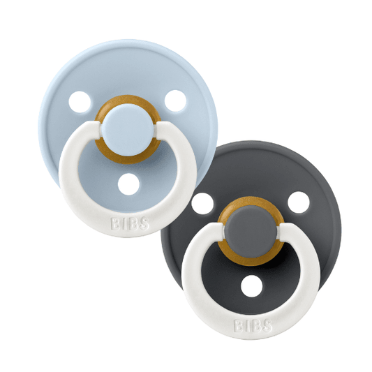 Iron/Baby Blue GLOW Round, Latex (2pk) - Kollektive - Official distributor