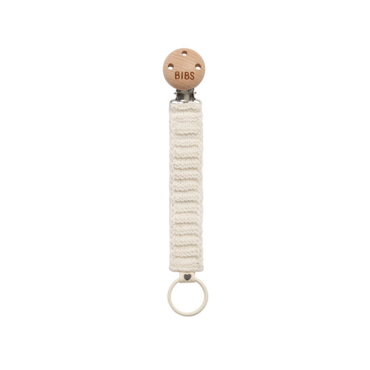 Knitted Pacifier Clip - Ivory - Kollektive - Official distributor