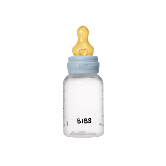 BIBS Plastic Bottle, BPA Free plastic 150ml Latex - Plastic Blue - Kollektive - Official distributor