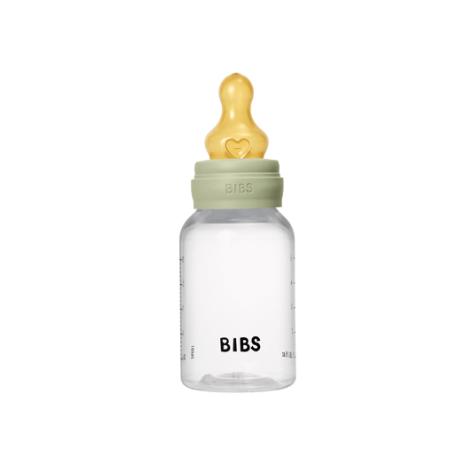 BIBS Plastic Bottle, BPA Free plastic 150ml Latex - Sage - Kollektive - Official distributor