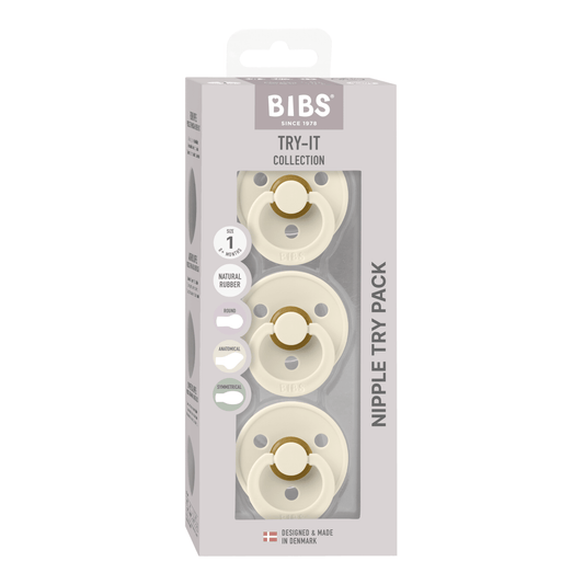 BIBS Try-it Colour 3pk - Ivory - Kollektive - Official distributor