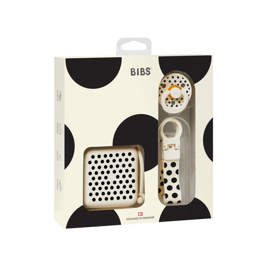BIBS Gift Set, Soothe & Go - Polka Ivory/Black (ETA 12 FEB) - Kollektive - Official distributor