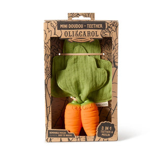 Cathy the Carrot Mini Doudou-Teether - Kollektive - Official distributor