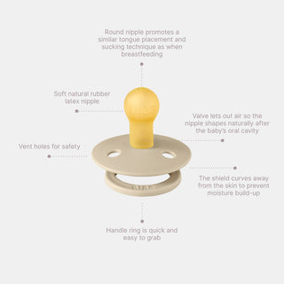 Colour, Round S1 GLOW - Vanilla/Dark Oak - (2pk) - Kollektive - Official distributor