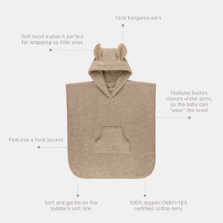 Organic Poncho - Vanilla - Kollektive - Official distributor