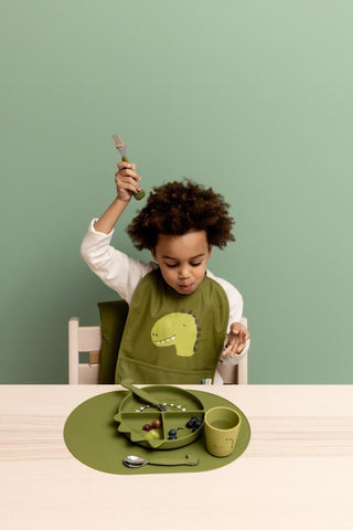 Silicone cutlery set 3 - pack - Mr. Dino (ETA Late August) - Kollektive Wholesale Portal