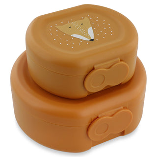 Snack box with clip - 2pcs - Mr. Fox (ETA Late August) - Kollektive Wholesale Portal