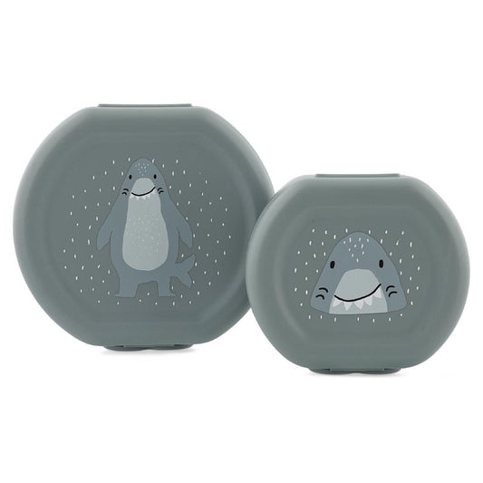 Snack box with clip - 2pcs - Mr. Shark - Kollektive - Official distributor