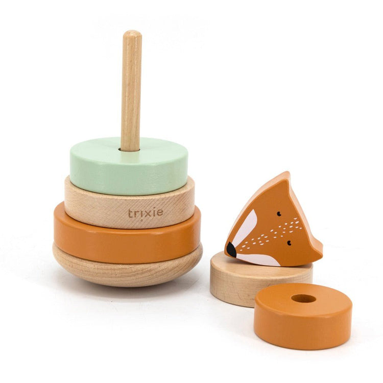 Wooden stacking toy - Mr. Fox - Kollektive - Official distributor