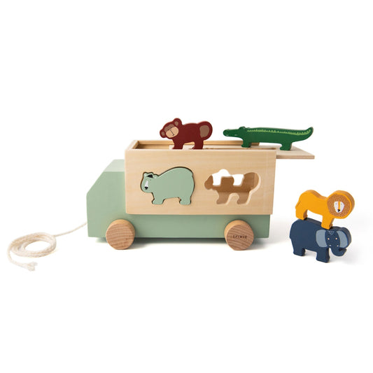 Wooden animal truck - Kollektive - Official distributor