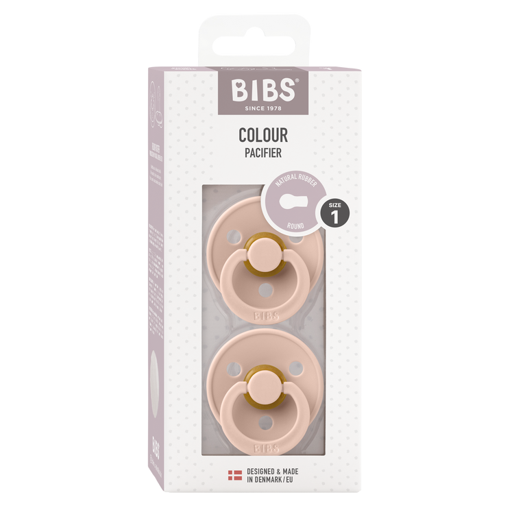 BIBS Blush Round, Latex (2pk) - Kollektive - Official distributor