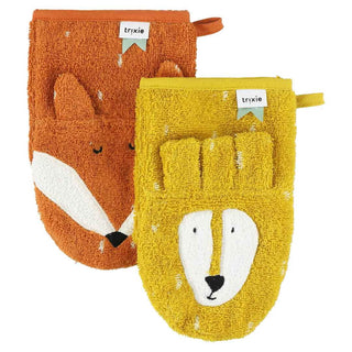 Trixie Washcloths 2-pack | Mr. Lion/Mr. Fox (ETA Mid Feb) - Kollektive - Official distributor