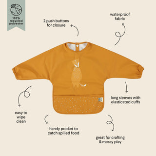 Trixie Waterproof long sleeve bib - Mr. Fox (ETA late March) - Kollektive - Official distributor