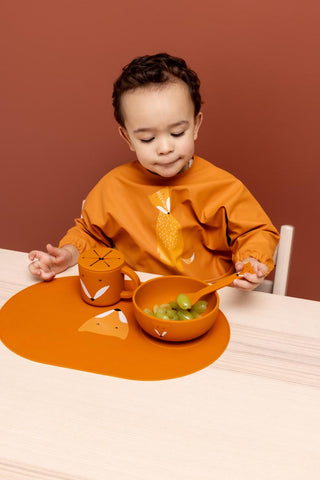 Trixie Waterproof long sleeve bib - Mr. Fox (ETA late March) - Kollektive - Official distributor
