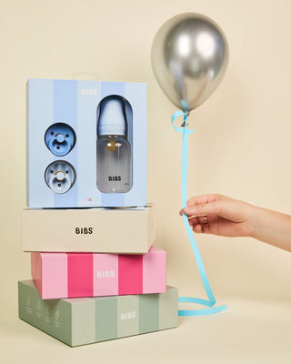 BIBS Gift Set, Baby Sprinkle - Baby Blue (ETA 12 FEB) - Kollektive - Official distributor