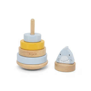 Trixie Wooden stacking toy - Mr. Shark (ETA Mid Feb) - Kollektive - Official distributor