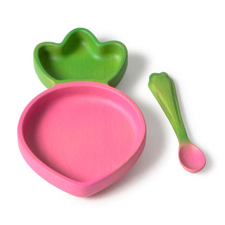 The Radish Plate & Spoon Set - Kollektive - Official distributor