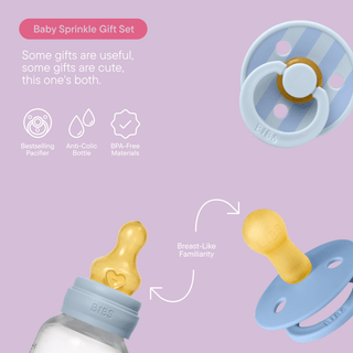 BIBS Gift Set, Baby Sprinkle - Baby Blue (ETA 12 FEB) - Kollektive - Official distributor