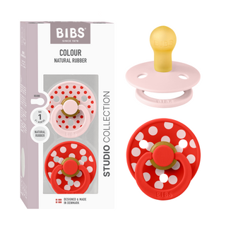 BIBS Studio Polka, Blossom/Candy Apple - Kollektive - Official distributor