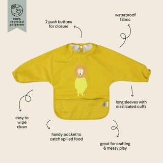Trixie Waterproof long sleeve bib - Mr. Lion (ETA late March) - Kollektive - Official distributor