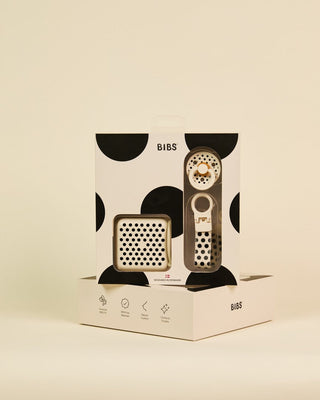 BIBS Gift Set, Soothe & Go - Polka Ivory/Black (ETA 12 FEB) - Kollektive - Official distributor