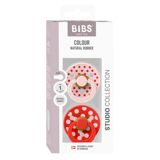 BIBS Studio Polka, Blossom/Candy Apple - Kollektive - Official distributor