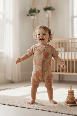 Kippins Sonny Short Sleeve KipZip Romper - Kollektive - Official distributor