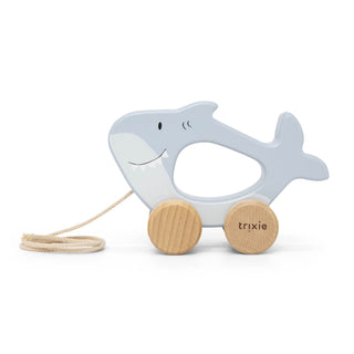 Trixie Wooden pull along toy - Mr. Shark (ETA Mid Feb) - Kollektive - Official distributor