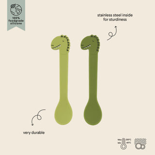 Trixie Silicone spoon 2-pack - Mr. Dino (ETA Mid Feb) - Kollektive - Official distributor