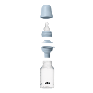 Baby Bottle Complete Set 150ml Silicone - Baby Blue - Kollektive - Official distributor