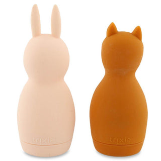 Bath toy squeezy animals - Mrs. Rabbit & Mr. Fox - Kollektive Wholesale Portal