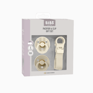 BIBS Colour Dummy & Loop Clip Gift Set - Ivory - Kollektive - Official distributor