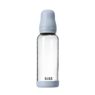 Glass Baby Bottle Complete Set 240ml Latex - Baby Blue - Kollektive - Official distributor