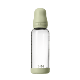 BIBS Glass Baby Bottle, 240ml Latex - Sage - Kollektive Wholesale Portal