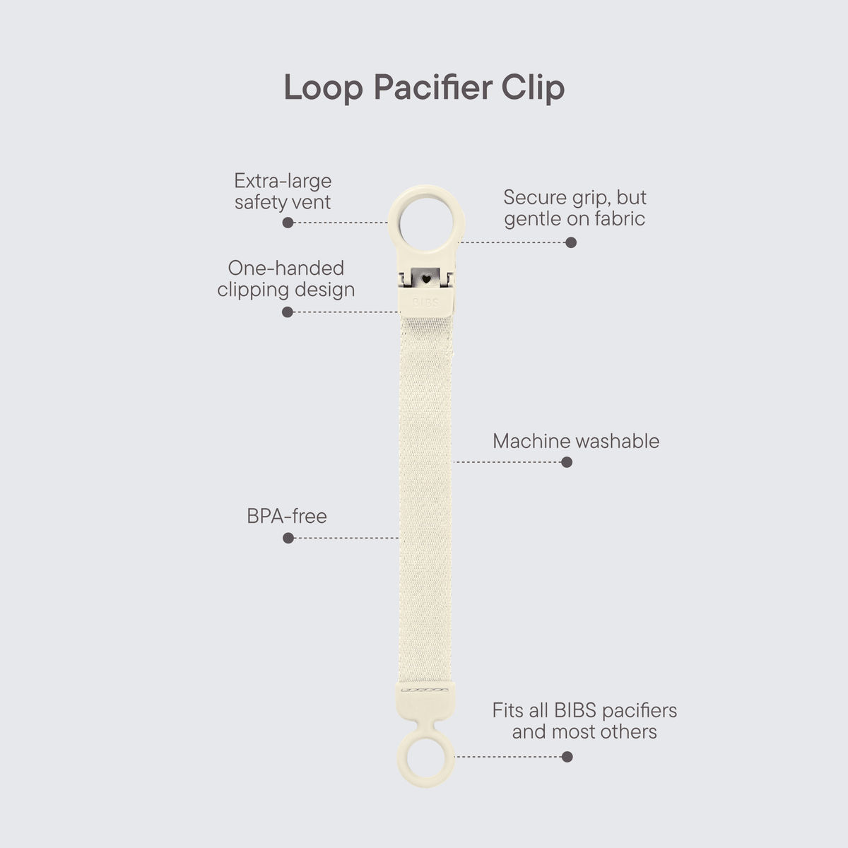 Pacifier Clip Loop - Pine - Kollektive - Official distributor