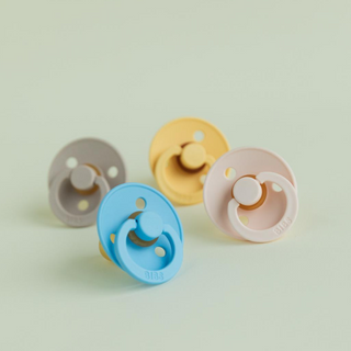 BIBS Pale Butter/Petal Round, Latex (2pk) - Kollektive - Official distributor