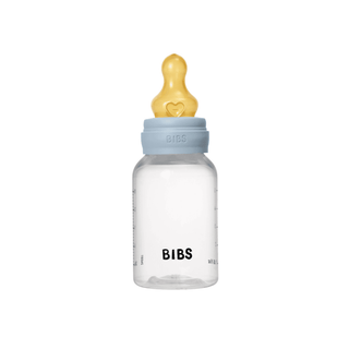 BIBS Plastic Bottle, BPA Free plastic 150ml Latex - Plastic Blue - Kollektive - Official distributor