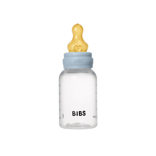 BIBS Plastic Bottle, BPA Free plastic 150ml Latex - Plastic Blue - Kollektive - Official distributor