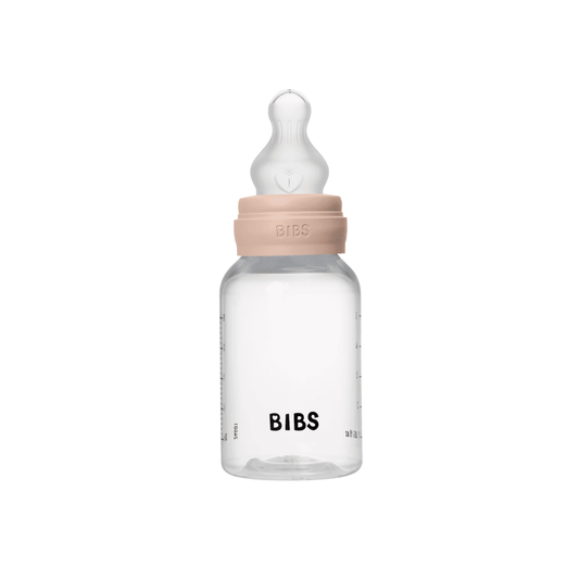 BIBS Plastic Bottle, BPA Free plastic 150ml Silicone - Blush - Kollektive - Official distributor