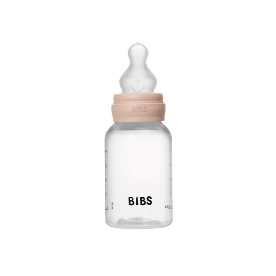 BIBS Plastic Bottle, BPA Free plastic 150ml Silicone - Blush - Kollektive - Official distributor
