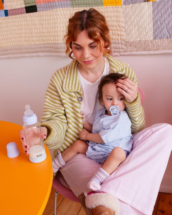 Baby Bottle, BPA Free plastic 150ml Silicone - Blush - Kollektive - Official distributor