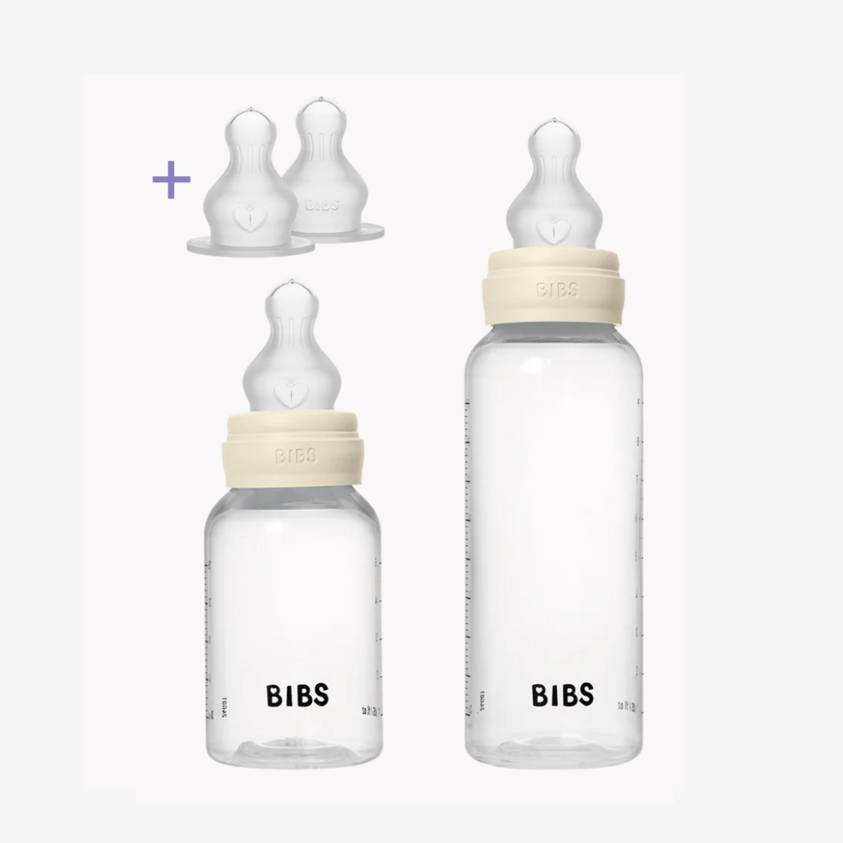 Grow and Flow Baby Bottle Set, Ivory - Silicone - Kollektive - Official distributor