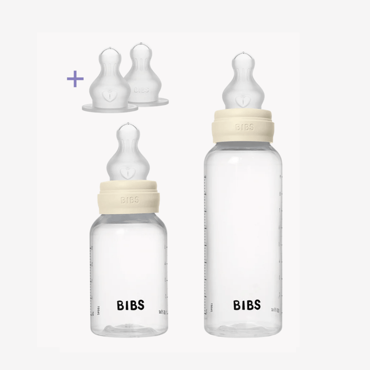 Grow and Flow Baby Bottle Set, Ivory - Silicone - Kollektive - Official distributor